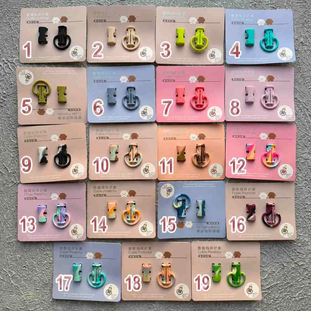 محافظ کابل طرح سیلیکونی Silicone Design Cable Protector