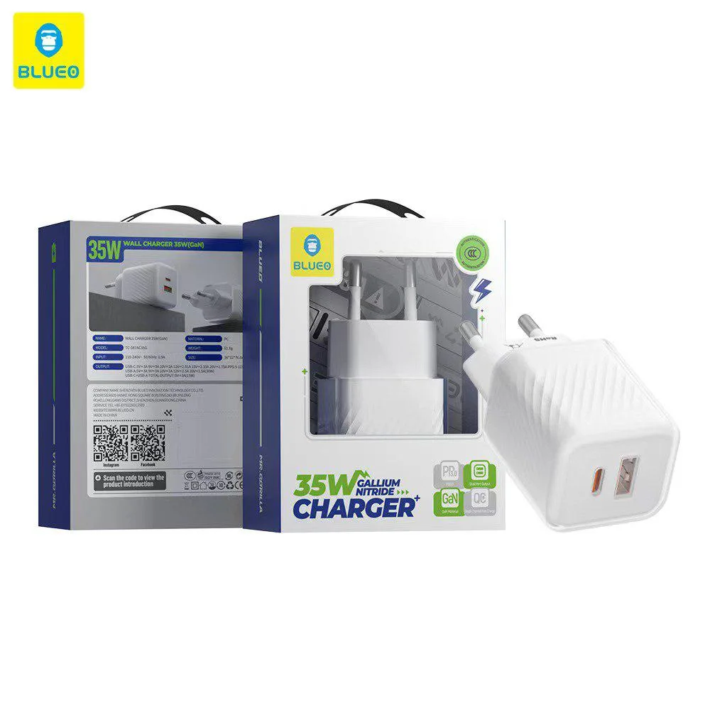 آداپتور بلو Blueo Adaptor 35W Gallium Nitride Charger