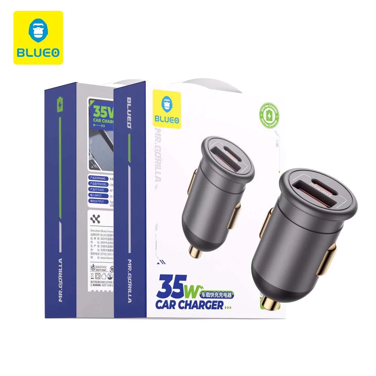 شارژر فندکی بلو Blueo 35W Car Charger