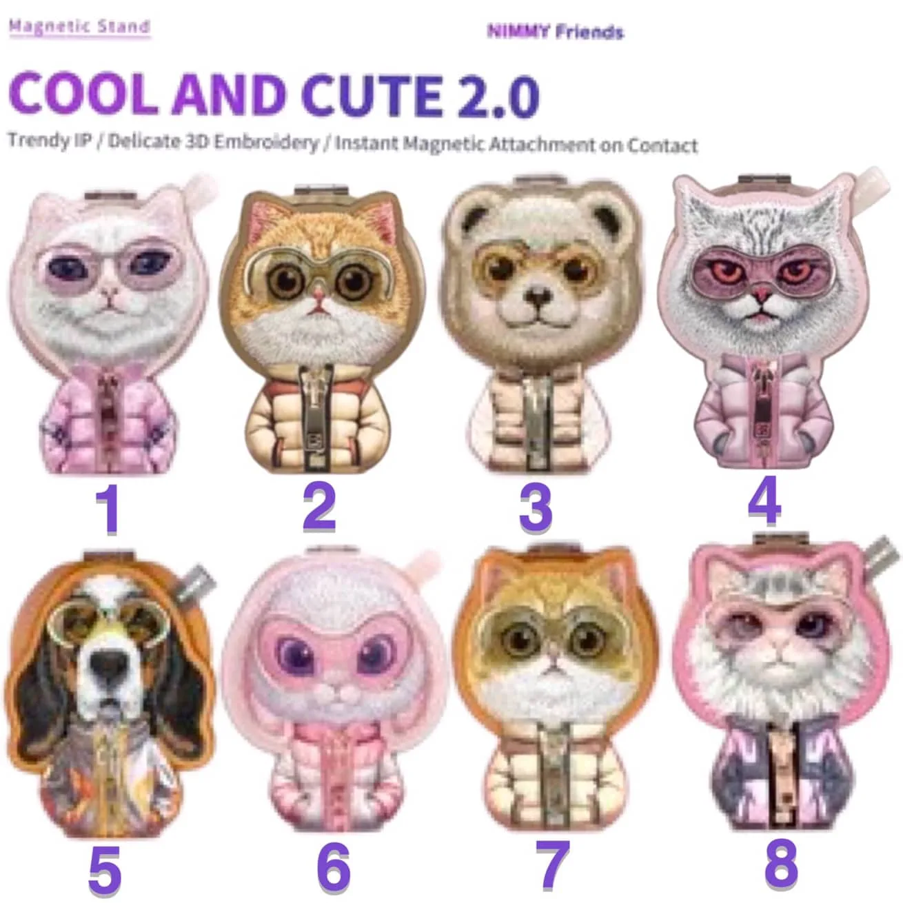 استند نیمی Nimmy Cool & Cute Magnetic Stand ۲