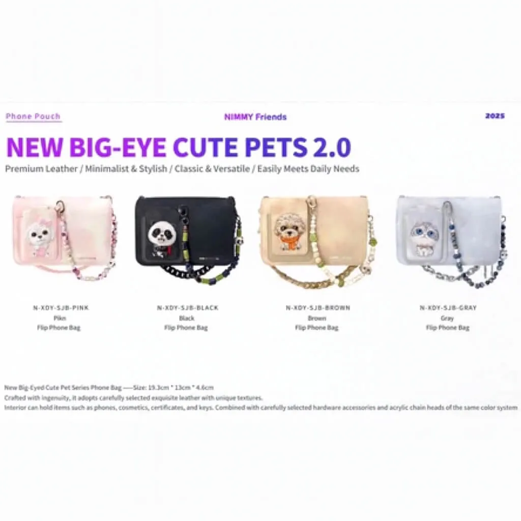 کیف دستی نیمی Nimmy New Big Eye Cute Pets Bag ۲