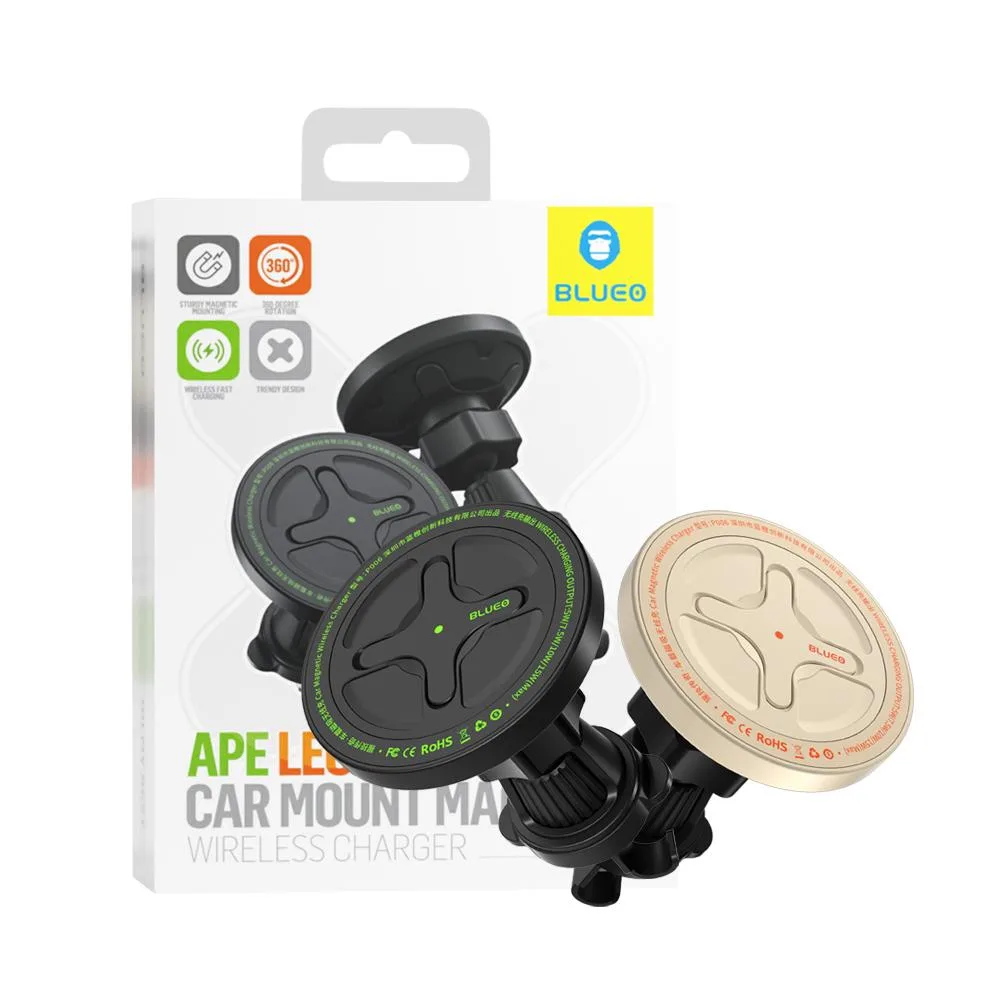 هولدر , نگهدارنده مغناطیسی ماشین Blueo بلو Ape Legend Car Mount Magnetic Wireless Charger