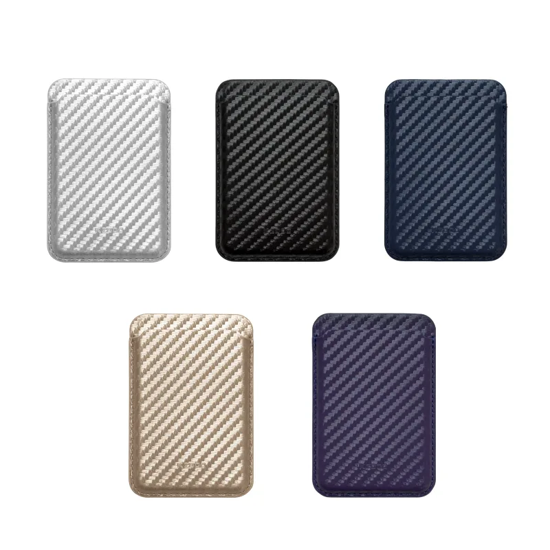 جاکارتی Kzdoo کی زد دو Carbon Mag Leather Wallet
