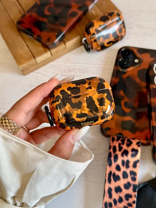 ایرپاد ست قاب Leopard Flame